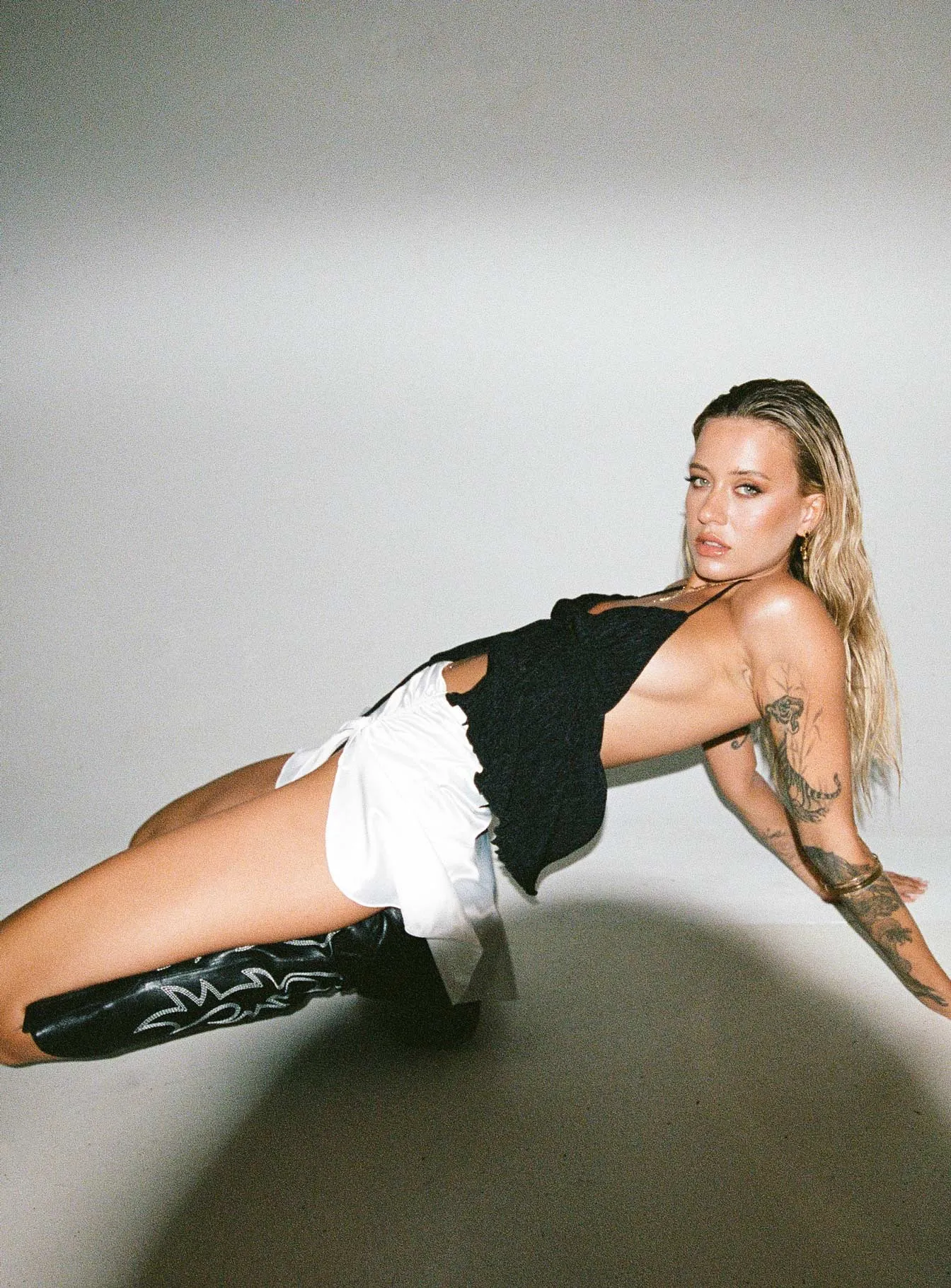 Chantria Top Black Lower Impact sold by Princess Polly product image thumbnail 4