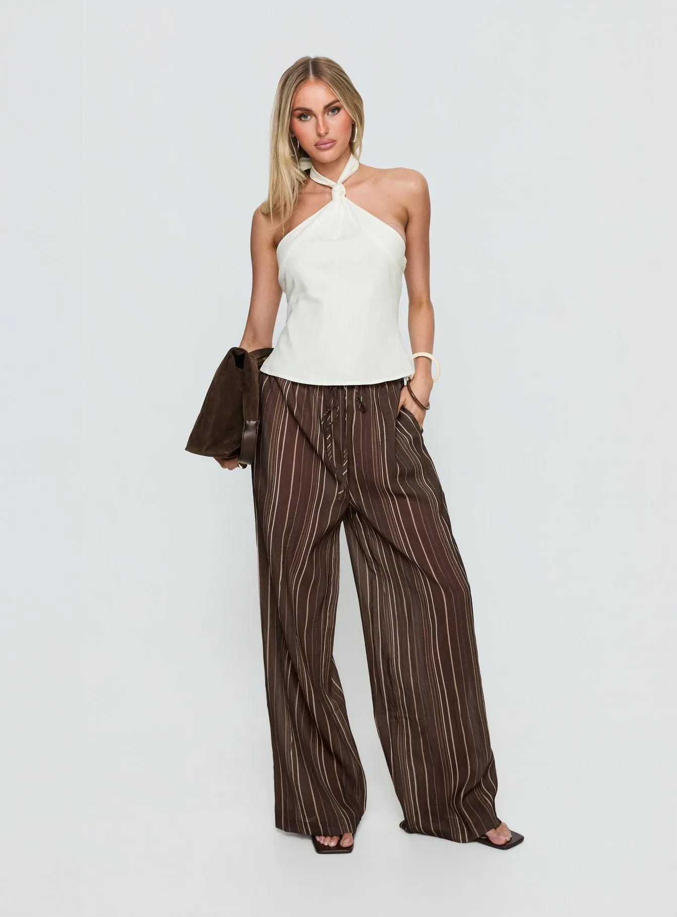 Parklea Pants Brown Multi sold by Princess Polly product image thumbnail 3