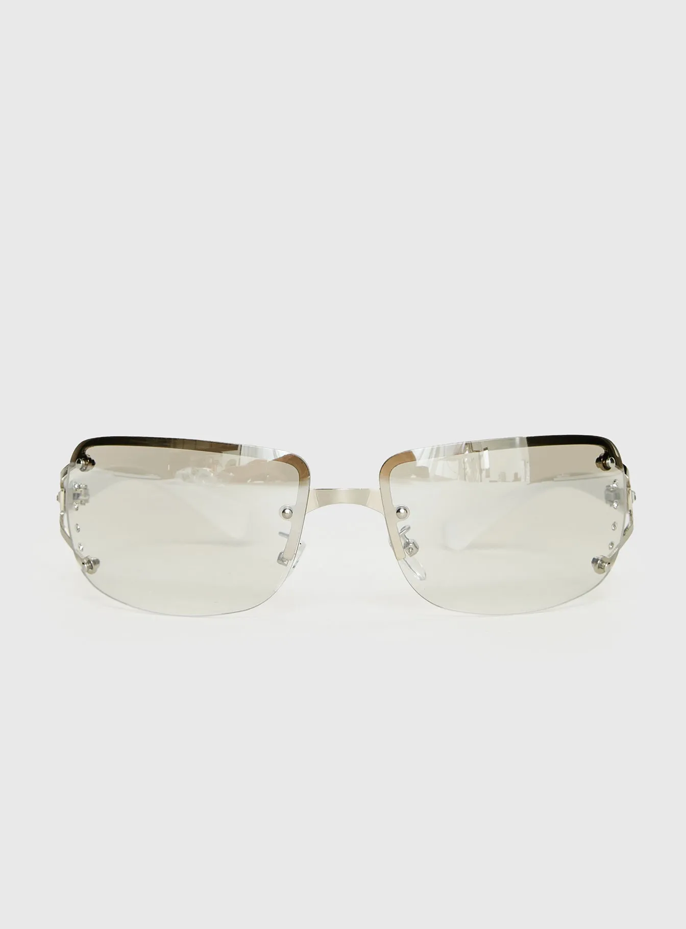 Astoria Sunglasses Silver sold by Princess Polly product image thumbnail 2
