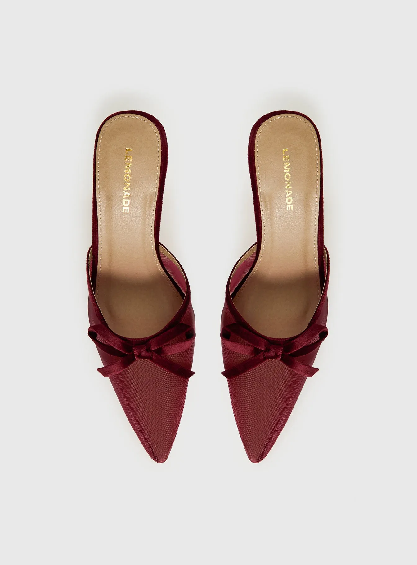 Lavon Pointed Toe Heels Red sold by Princess Polly product image thumbnail 5