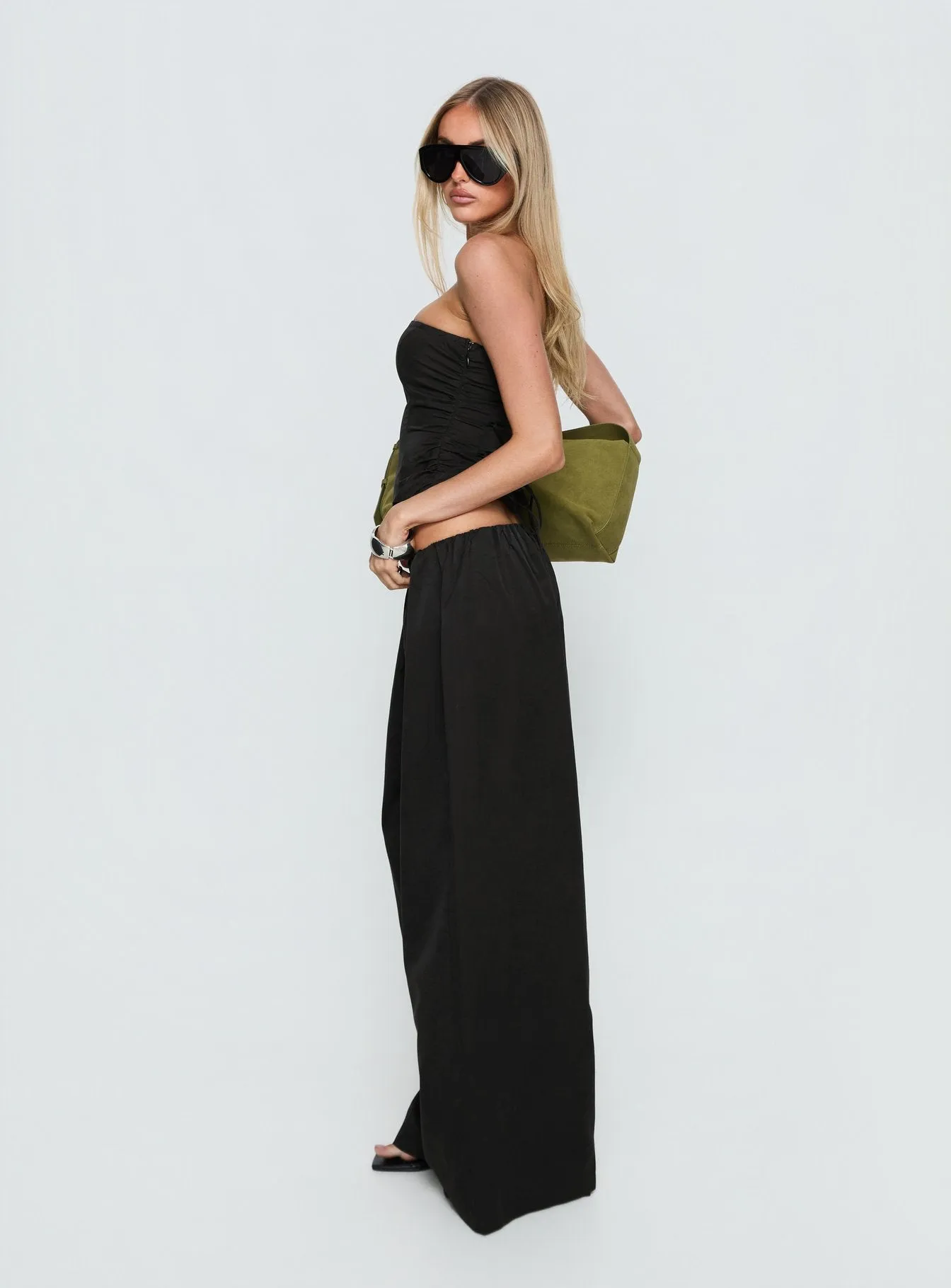 Odara Wide Leg Pants Black sold by Princess Polly product image thumbnail 4