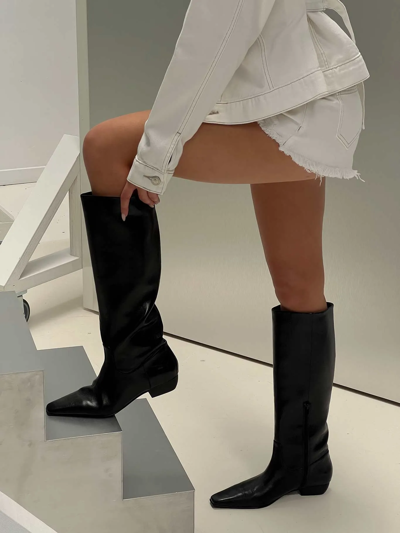 Dance For You Knee High Boots Black sold by Princess Polly product image thumbnail 5