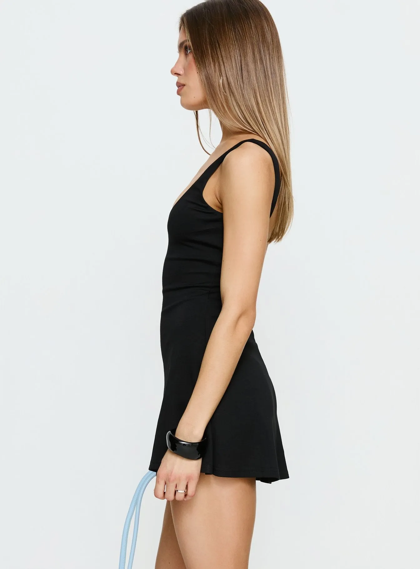 Sosa Jersey Scoop Playsuit Black sold by Princess Polly product image thumbnail 4