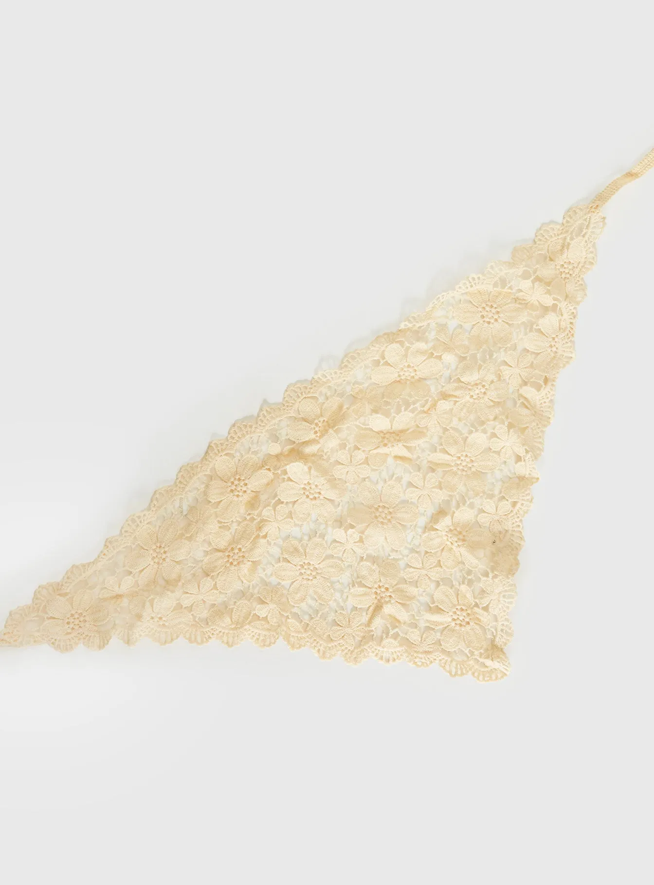 Lilibette Crochet Hair Bandana Butter sold by Princess Polly product image thumbnail 3