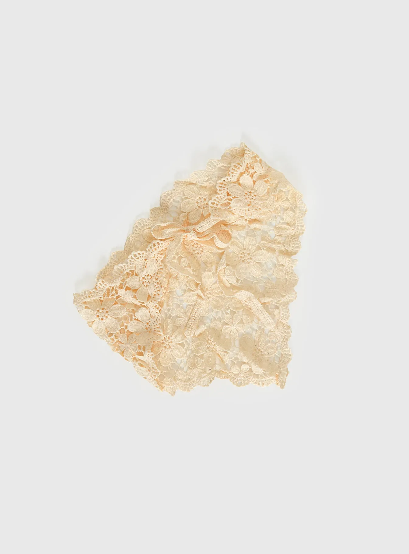 Lilibette Crochet Hair Bandana Butter sold by Princess Polly product image thumbnail 2