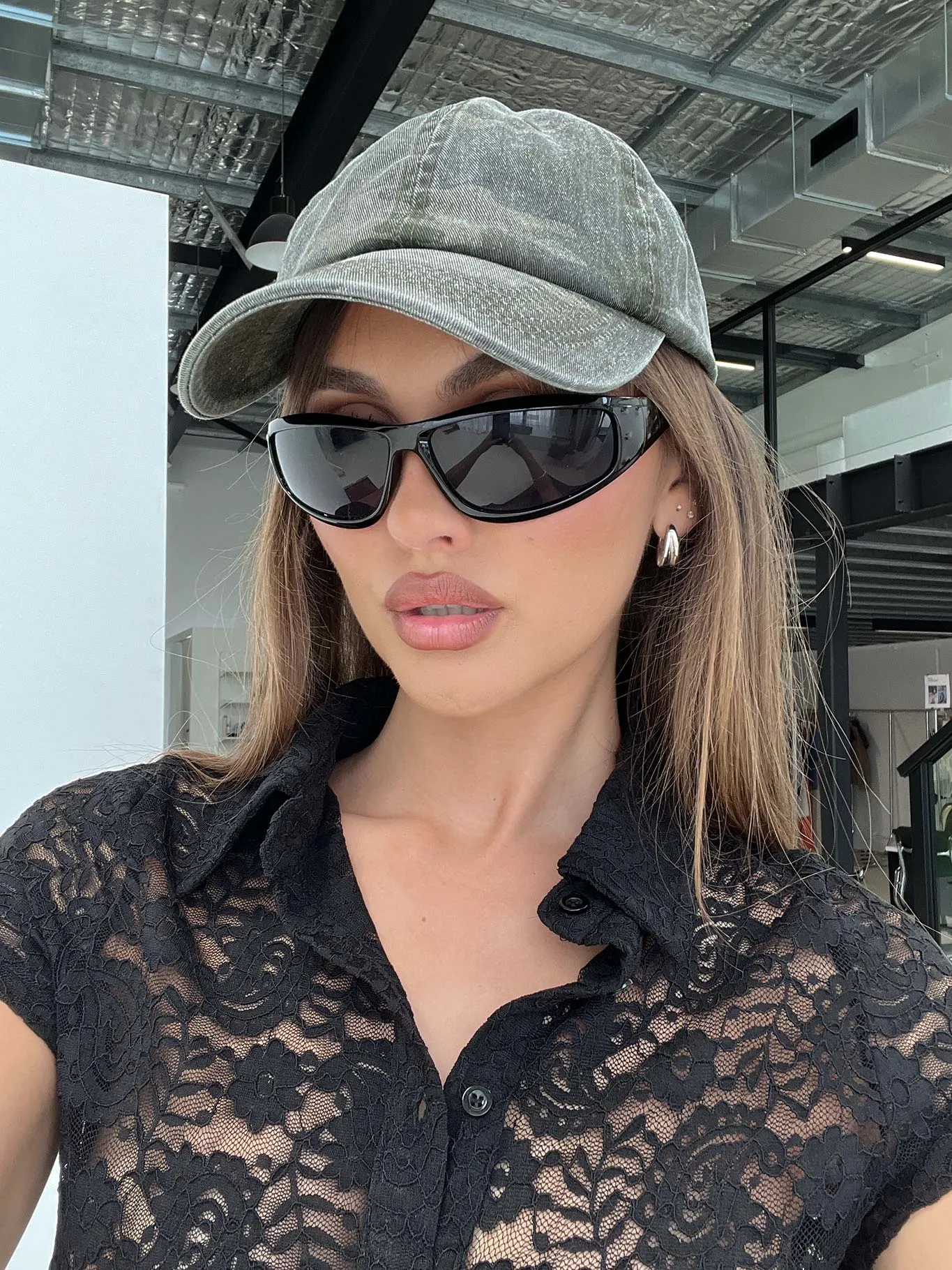 Cadey Cap Washed Camo sold by Princess Polly
