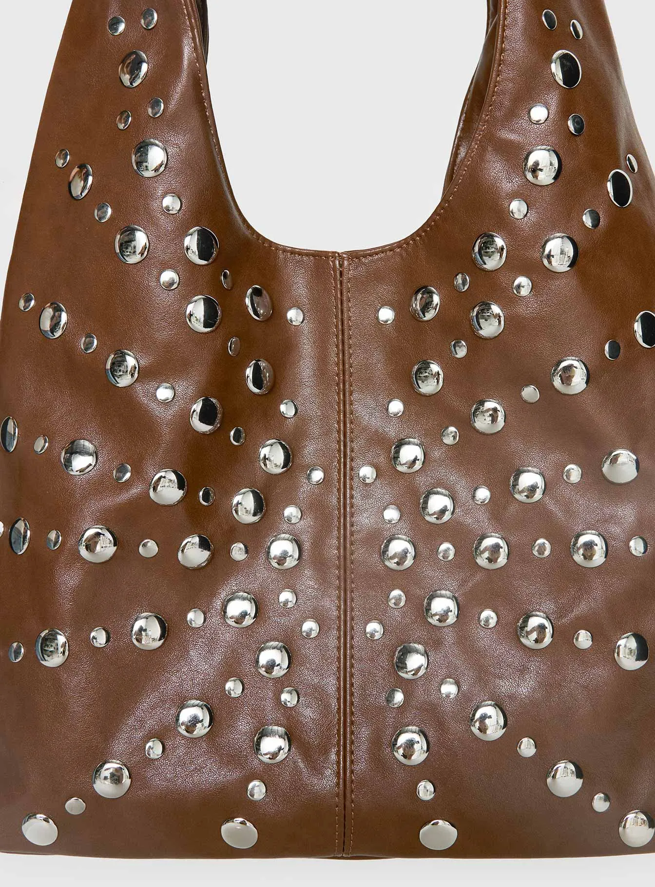 Savenna Stud Bag Brown sold by Princess Polly product image thumbnail 5