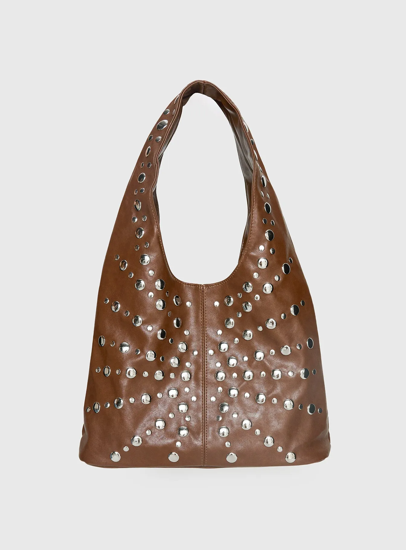 Savenna Stud Bag Brown sold by Princess Polly product image thumbnail 2