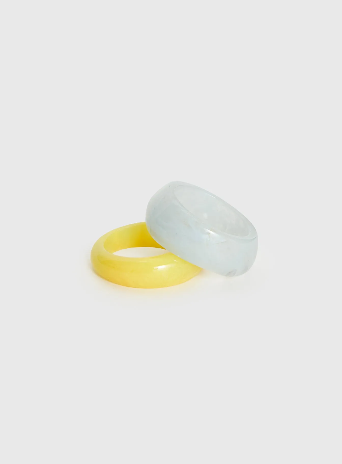 Dance All Night Resin Cuff Pack Yellow / Blue sold by Princess Polly product image thumbnail 2