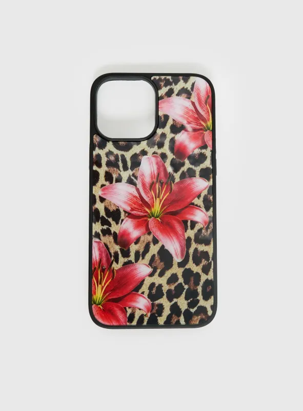 Momentous iPhone Case Leopard Floral made by Princess Polly