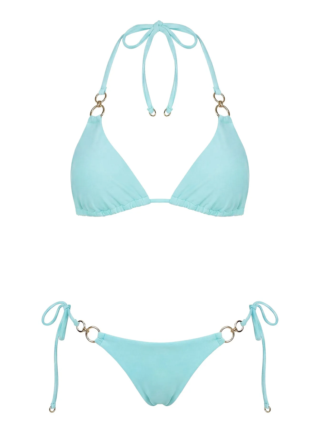 Coastal Chaos Tie Side Bikini Bottoms Blue sold by Princess Polly product image thumbnail 5