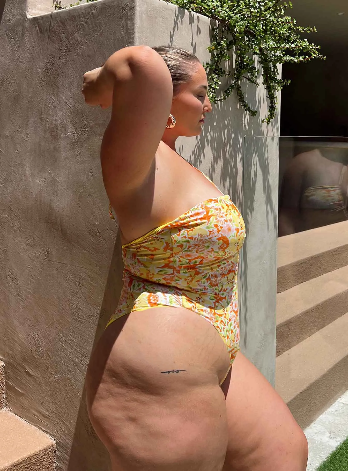 Fern One Piece Yellow Multi Curve sold by Princess Polly product image thumbnail 3