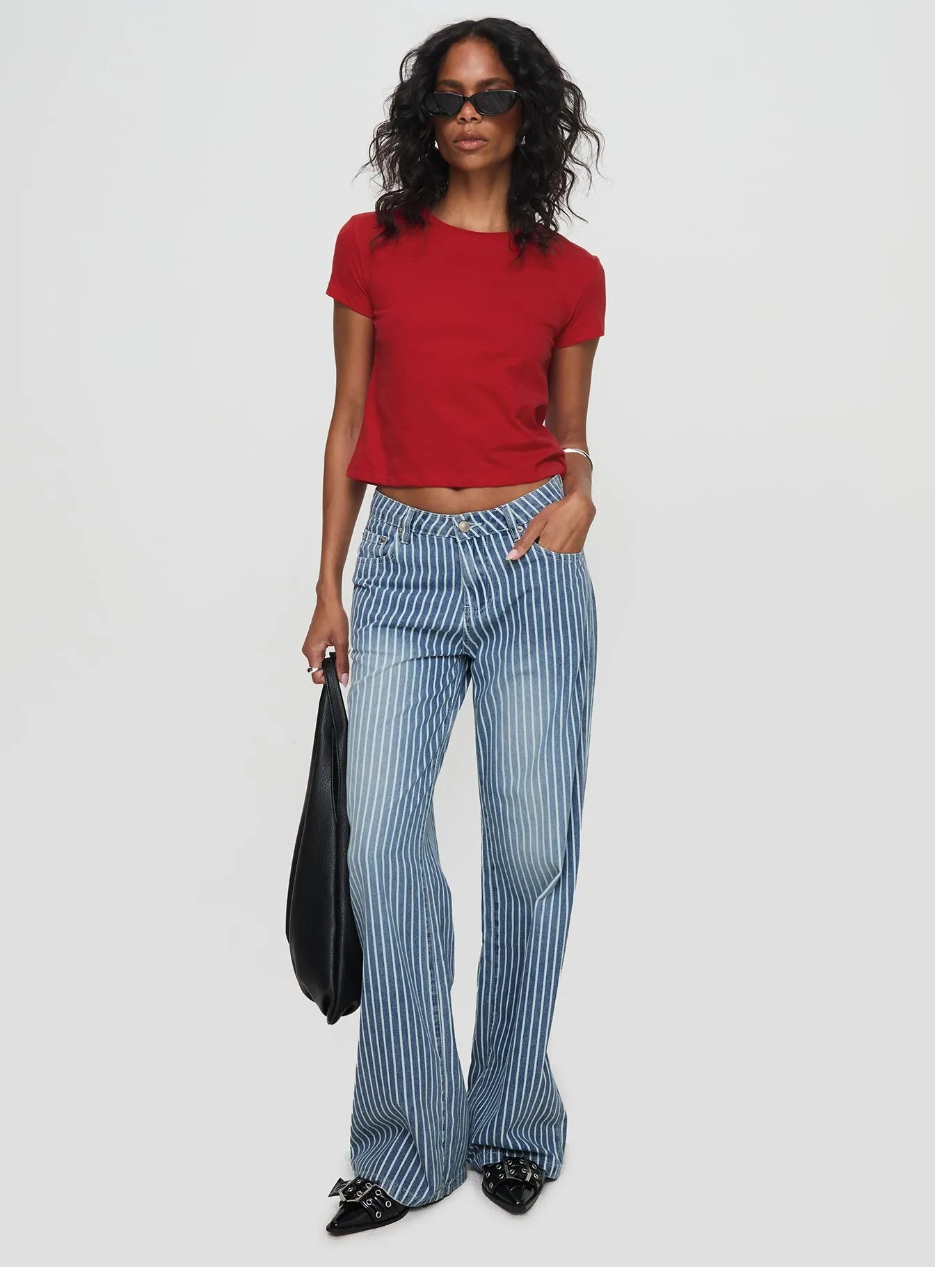 Micah Tee Red sold by Princess Polly product image thumbnail 3