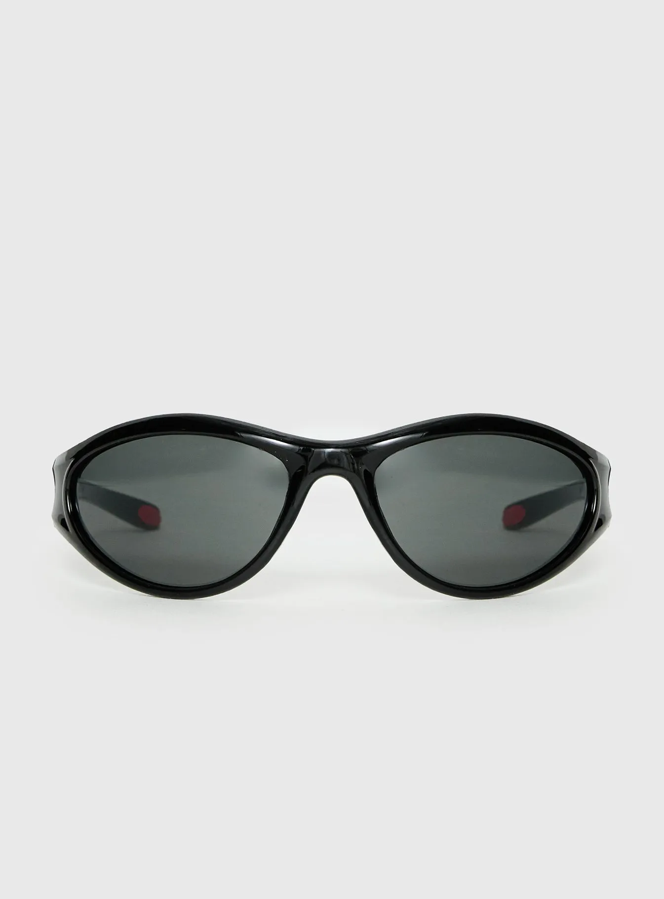 Counterpart Wrap Around Sunglasses Black sold by Princess Polly product image thumbnail 2