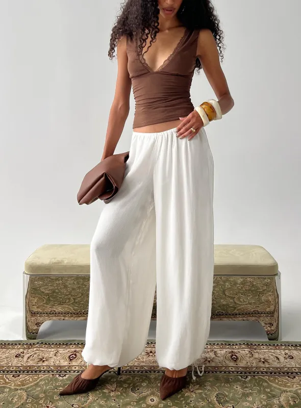 Moondancer Balloon Pants Cream sold by Princess Polly