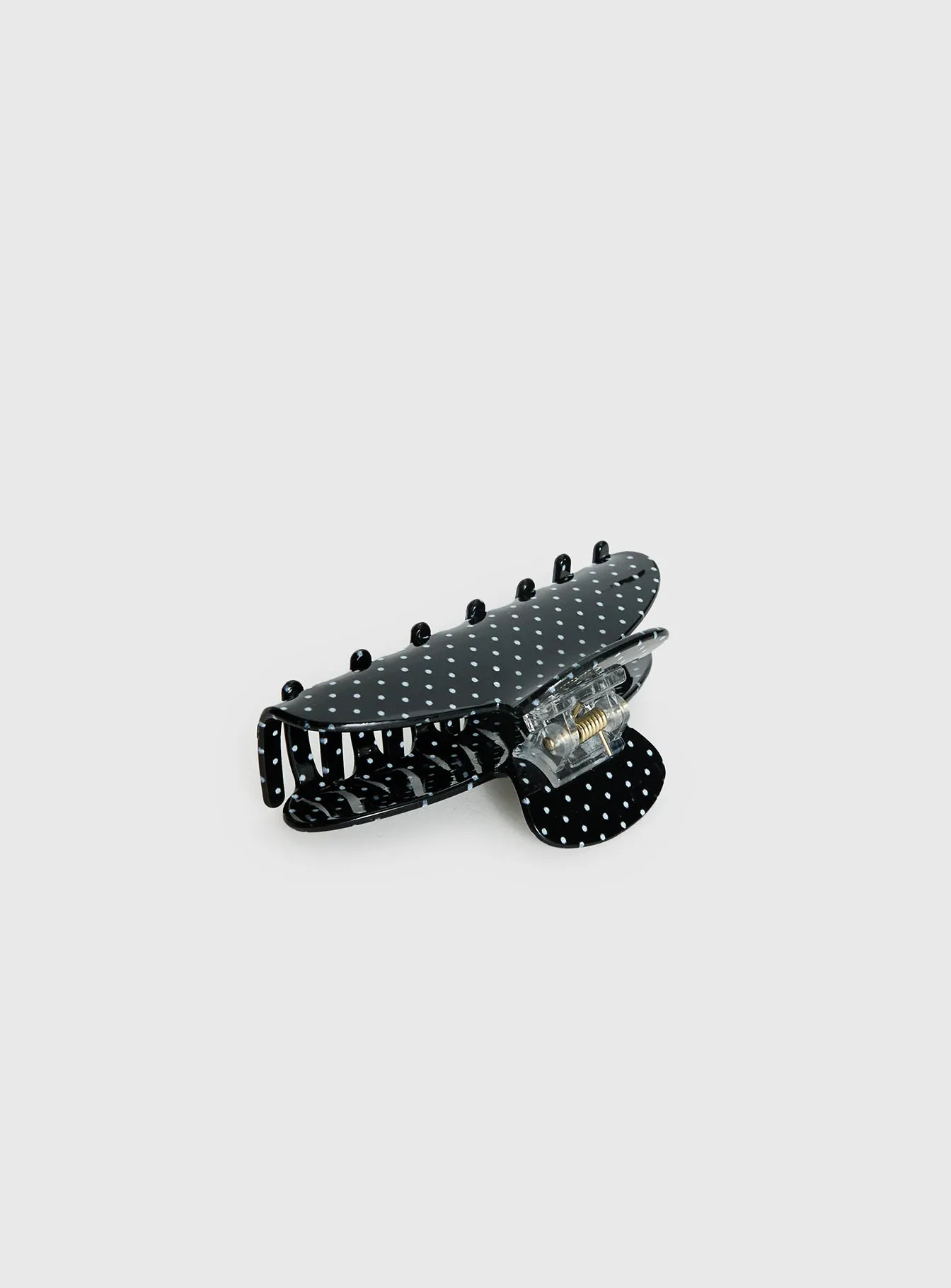 Parisse Claw Clip Black Polka sold by Princess Polly product image thumbnail 3