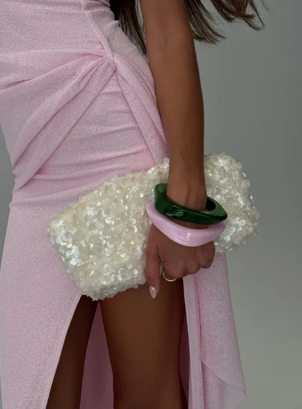 Jordann Resin Cuff Pack Pink / Green sold by Princess Polly