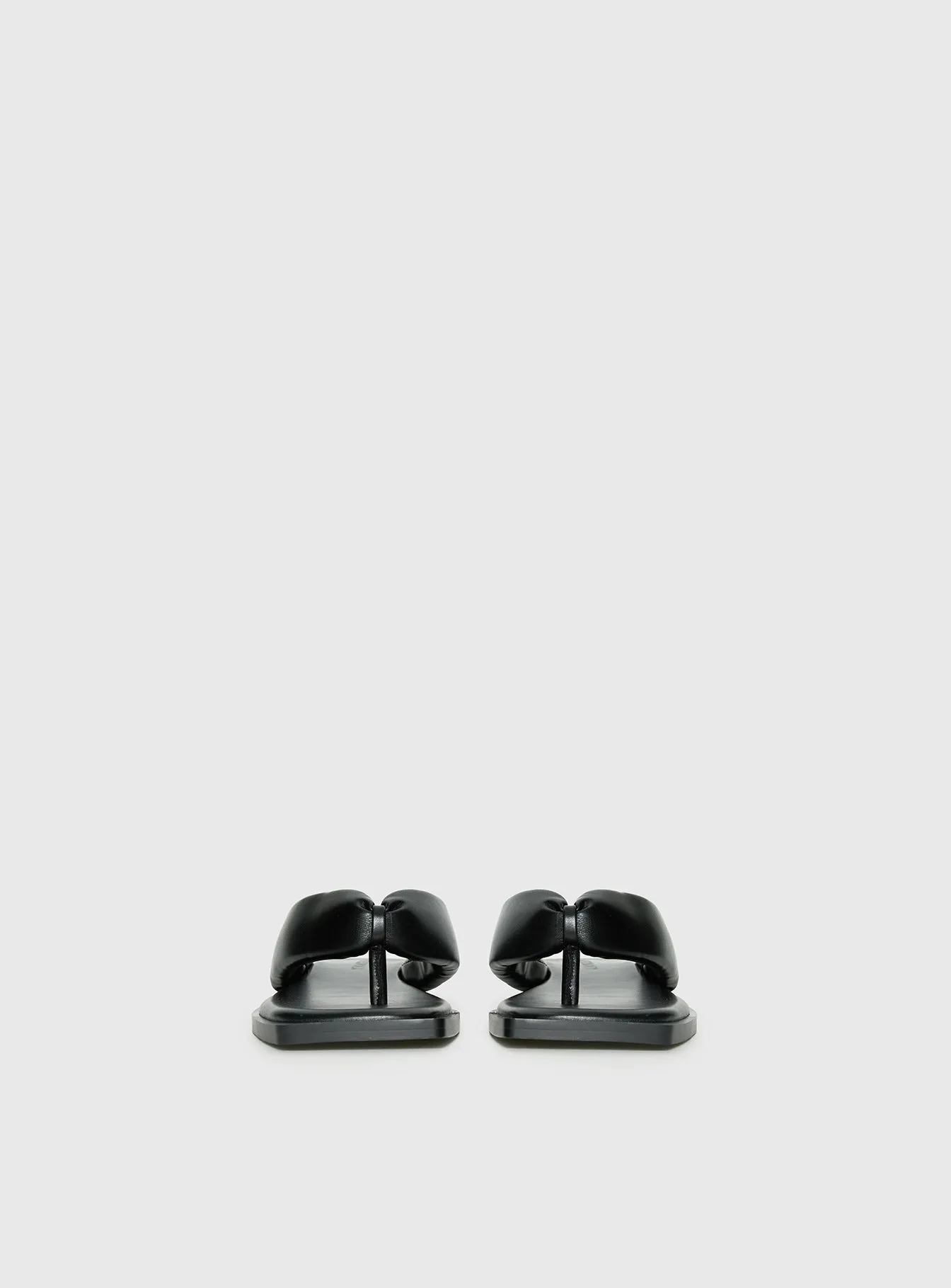 Rylin Puff Thong Sandals Black sold by Princess Polly product image thumbnail 3