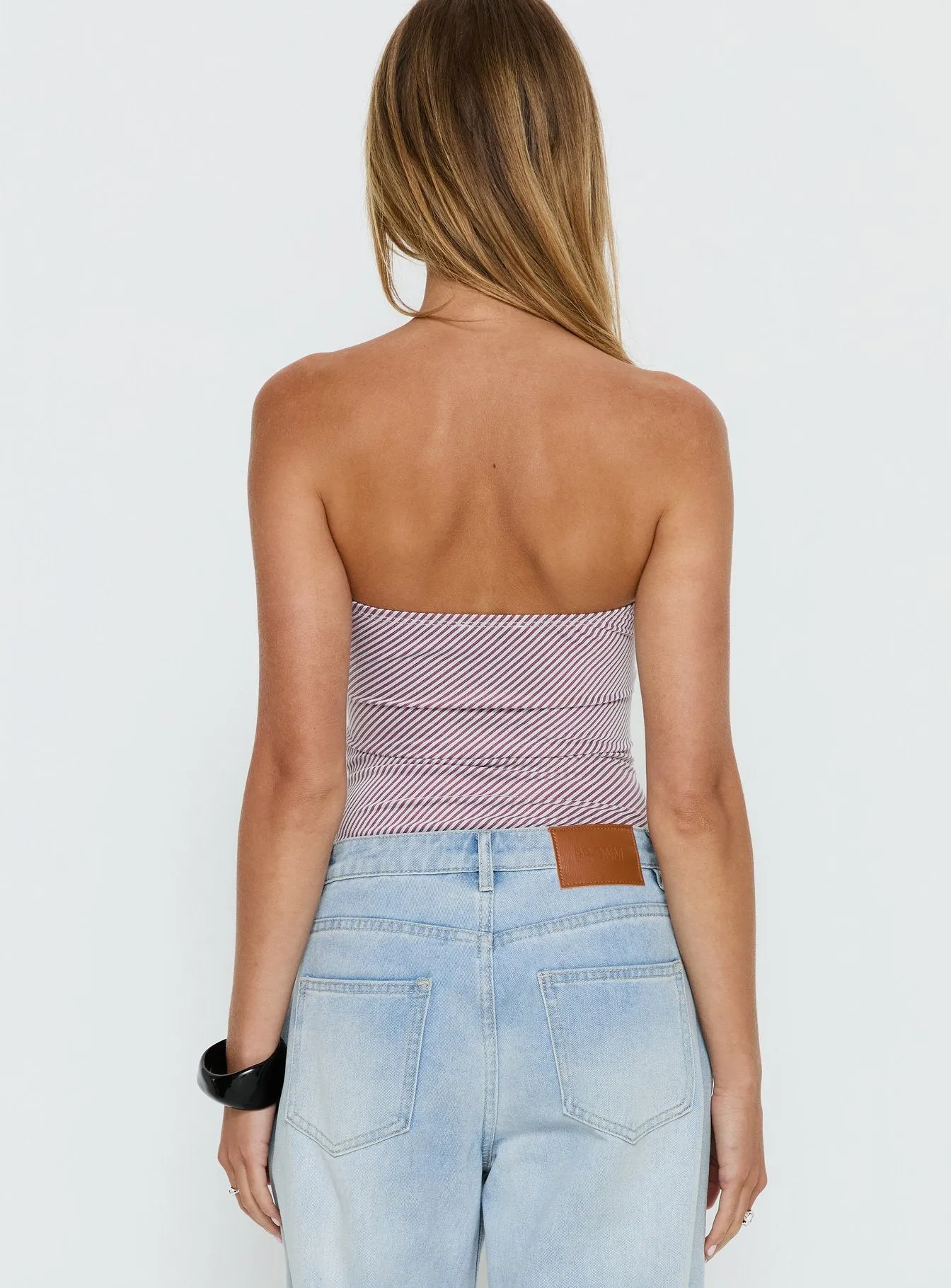 Sunbathing Hardware Detail Bodysuit Pink sold by Princess Polly product image thumbnail 4