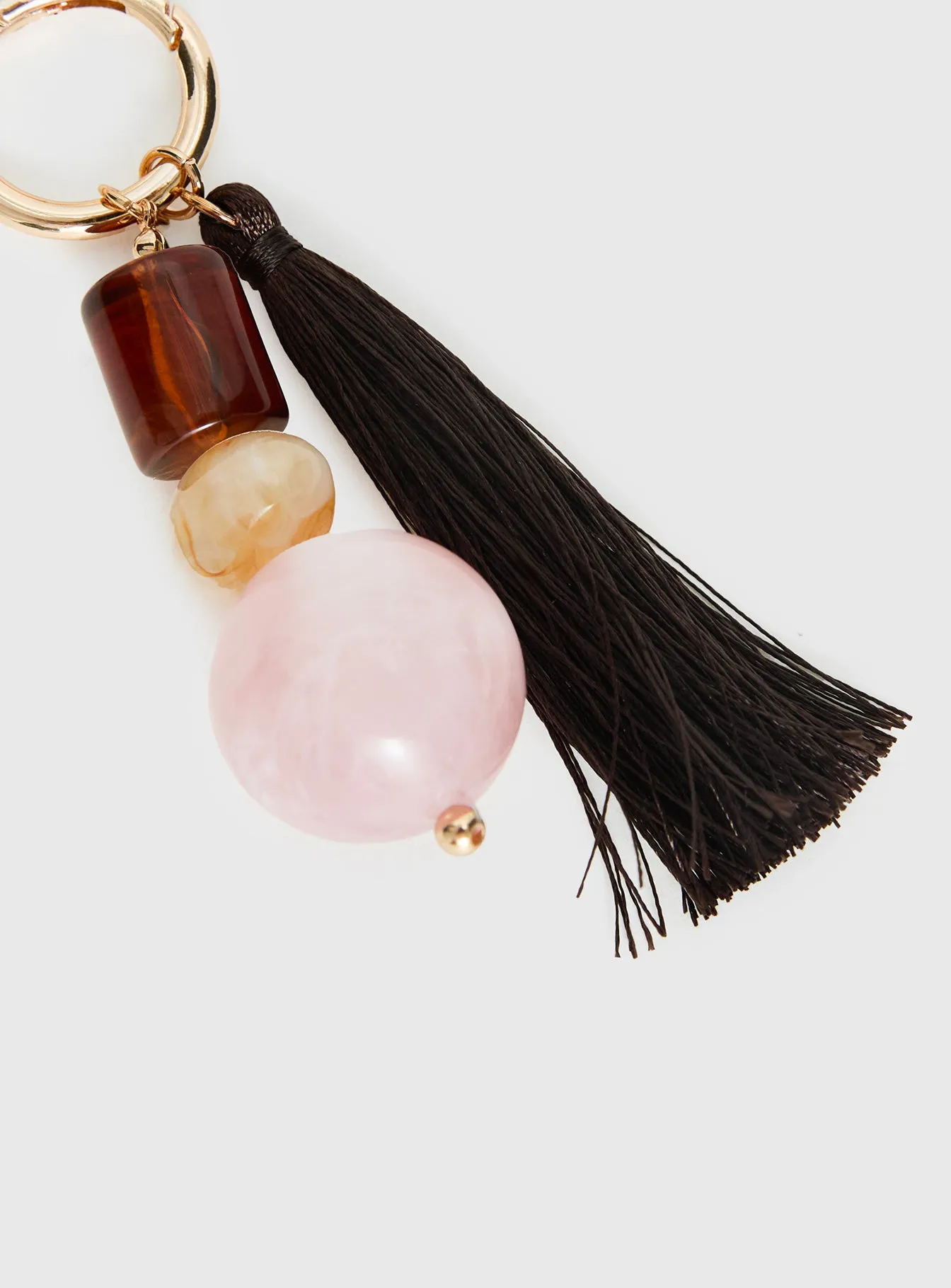 Sirocco Tassel Keychain Gold sold by Princess Polly product image thumbnail 3