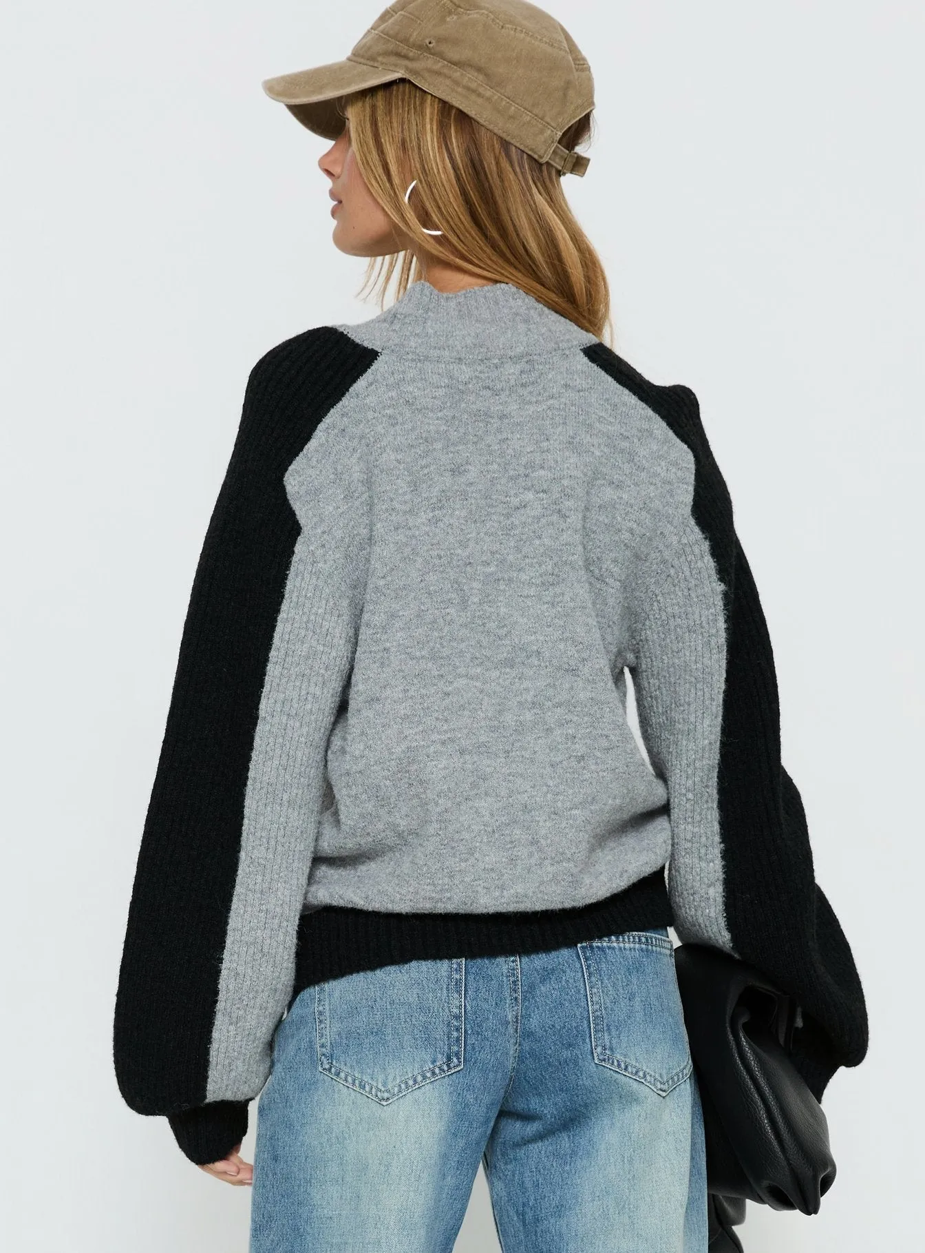 Asrar Jumper Grey / Black sold by Princess Polly product image thumbnail 5