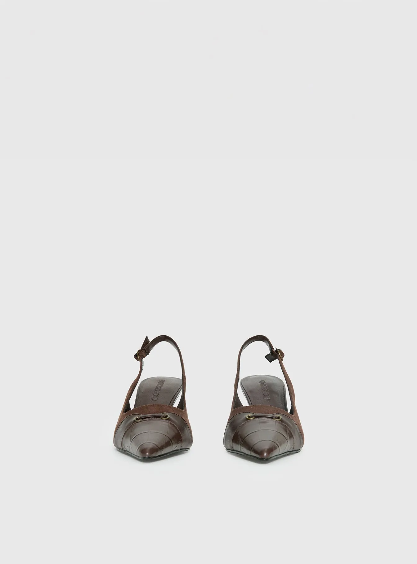 Tiptoe Slingback Heels Brown sold by Princess Polly product image thumbnail 3