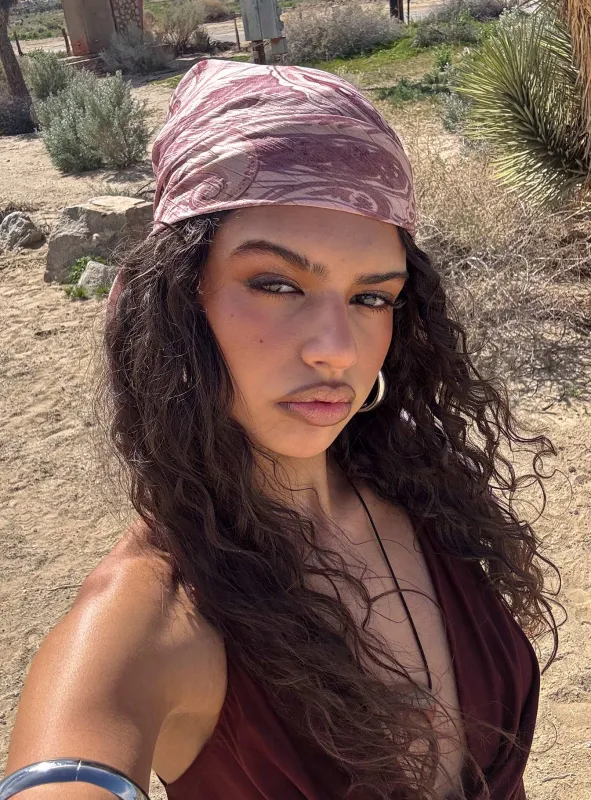 Nellie Hair Scarf Paisley made by Princess Polly