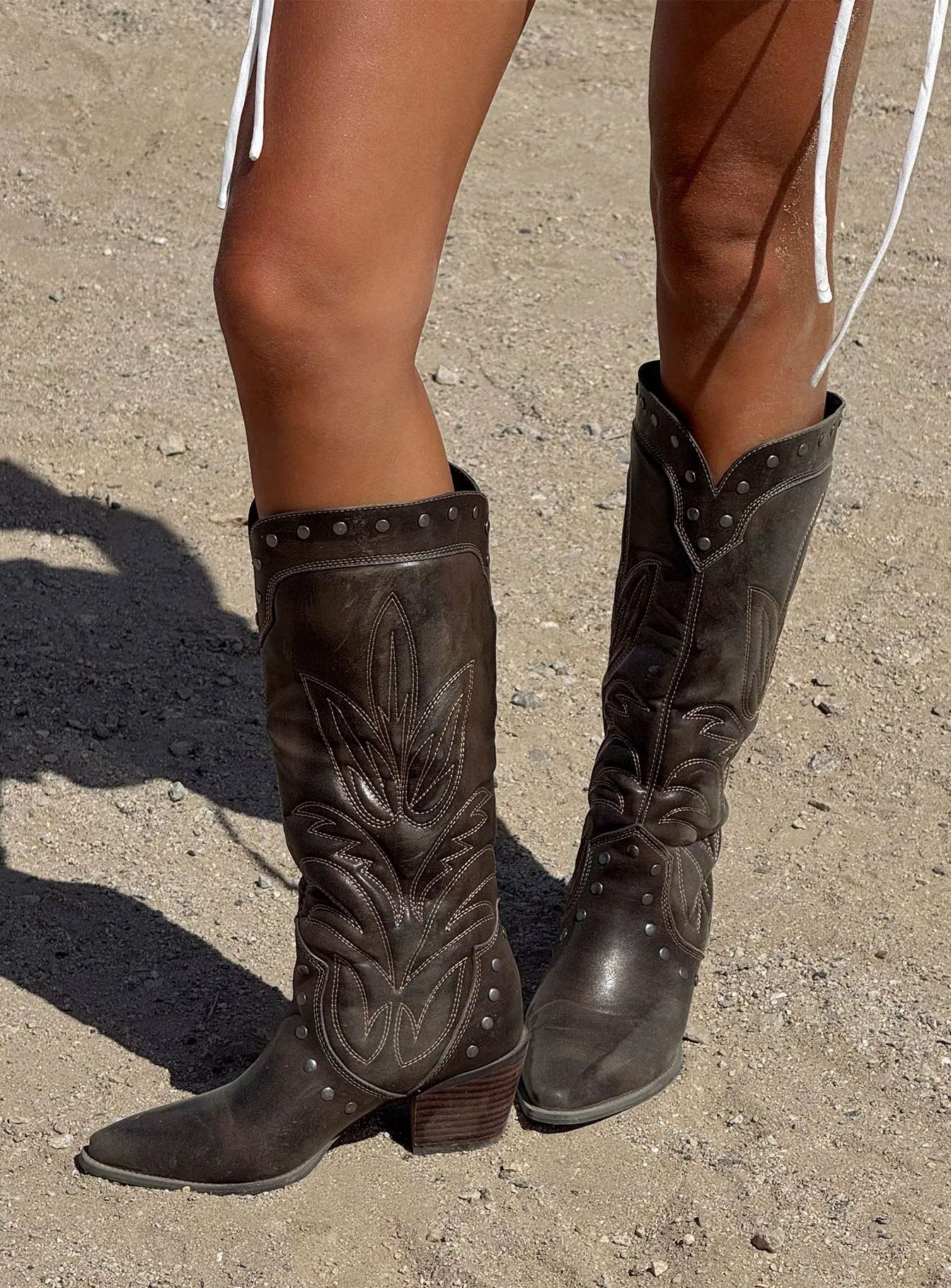 Billini Damica Cowboy Boots Washed Brown sold by Princess Polly product image thumbnail 5