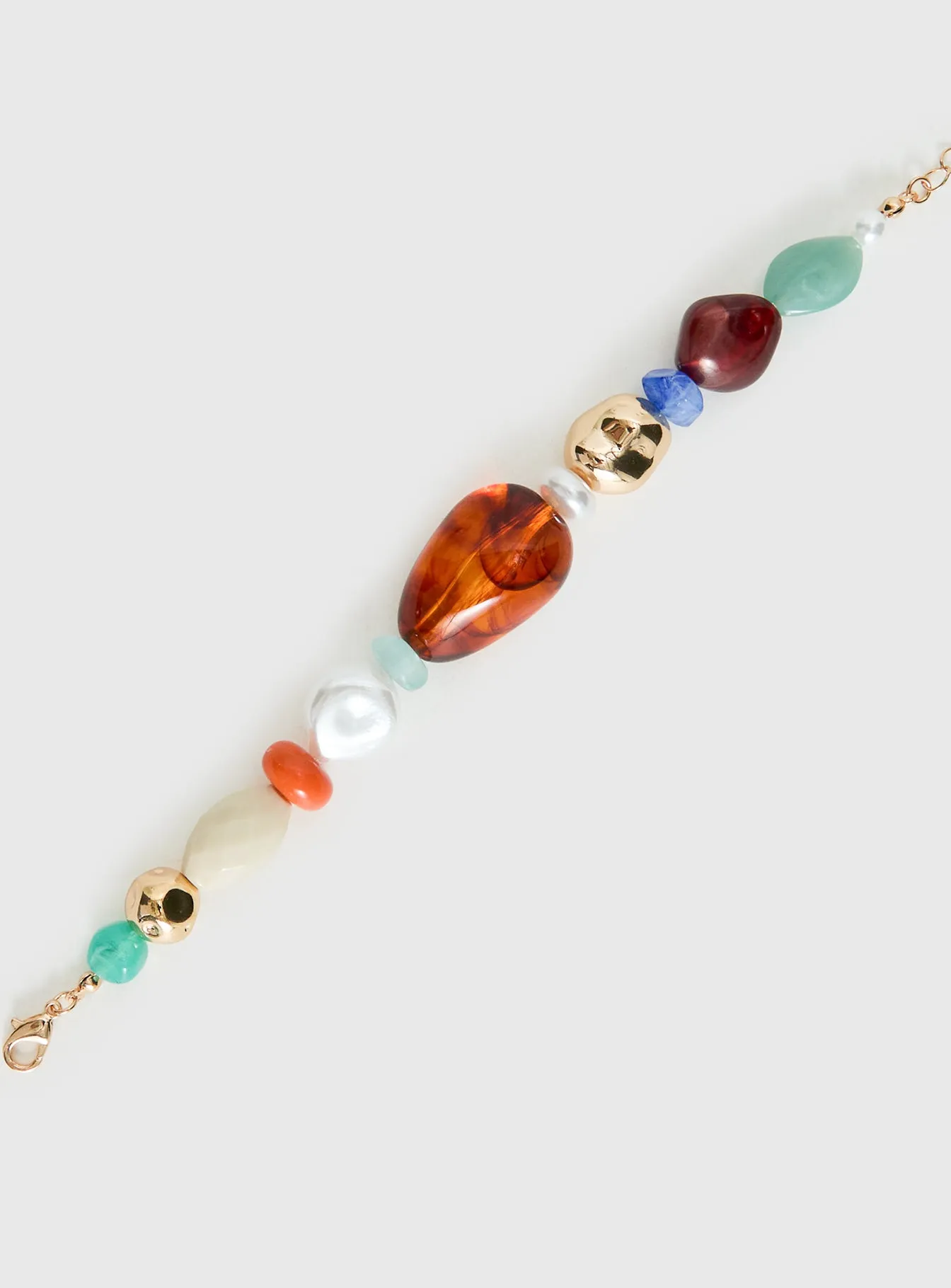 Yarrowe Beaded Bracelet Multi sold by Princess Polly product image thumbnail 3