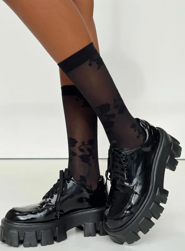 Epik Socks Black sold by Princess Polly