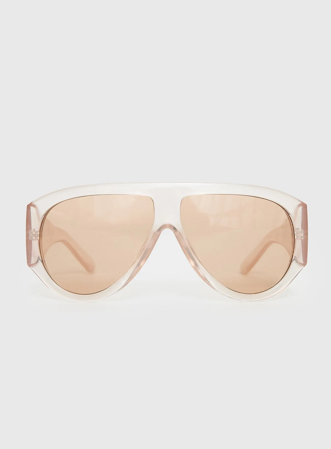 Porschia Sunglasses Clear / Amber sold by Princess Polly product image thumbnail 2