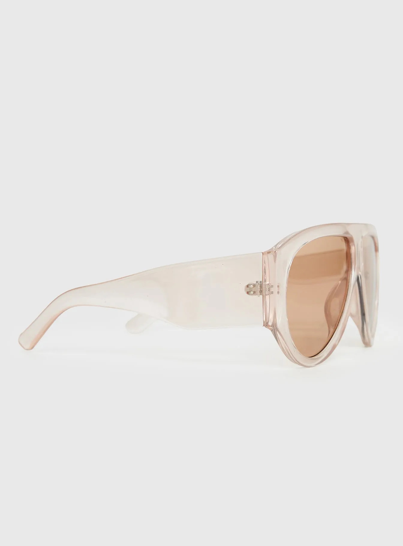 Porschia Sunglasses Clear / Amber sold by Princess Polly product image thumbnail 3