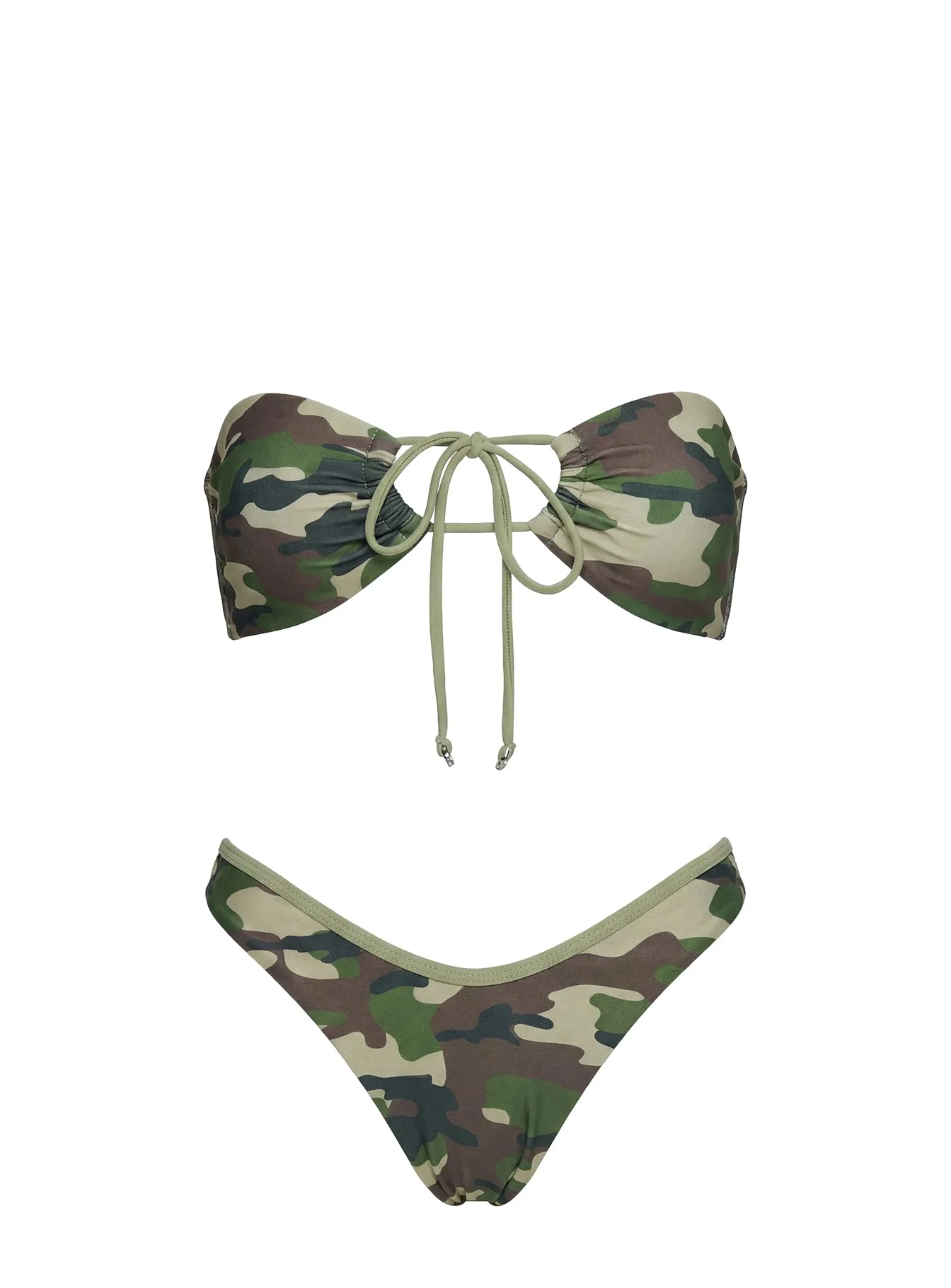 Amiri Contrast High Side Bikini Bottoms Camo sold by Princess Polly product image thumbnail 5