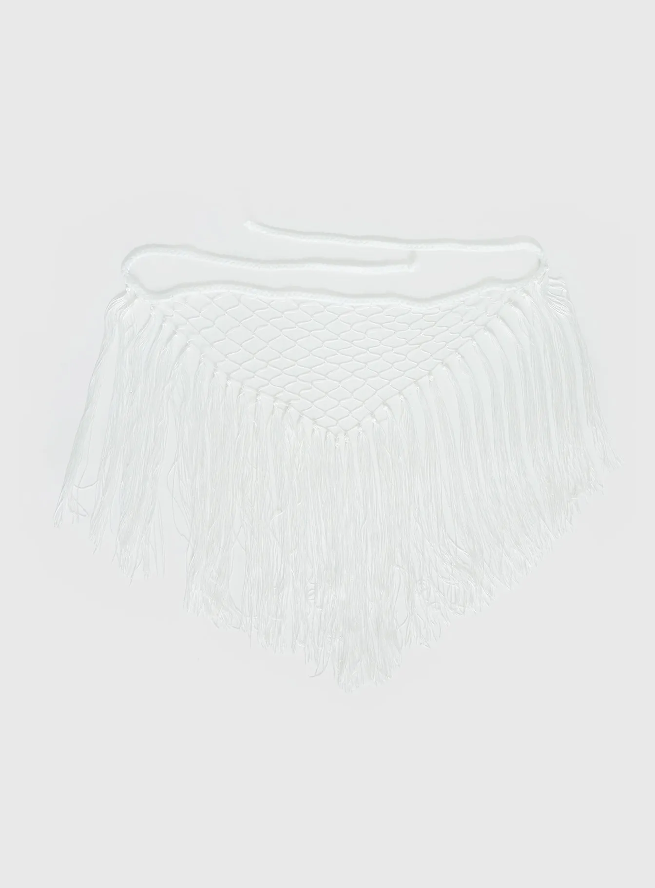 Karlotta Tassel Sarong White sold by Princess Polly product image thumbnail 2
