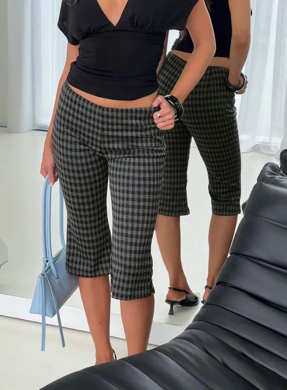 Lights Are Off Capri Pants Multi made by Princess Polly