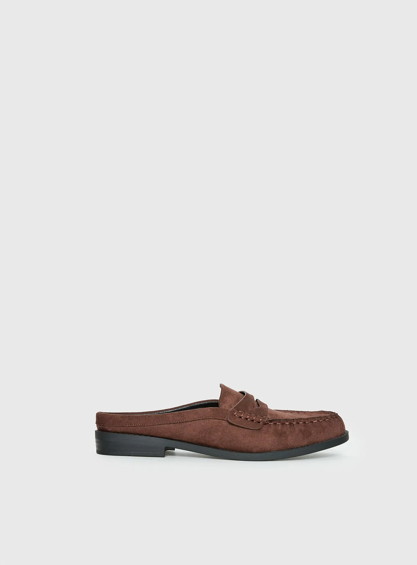 Therapy Atticus Faux Suede Slip On Loafer Brown sold by Princess Polly product image thumbnail 2