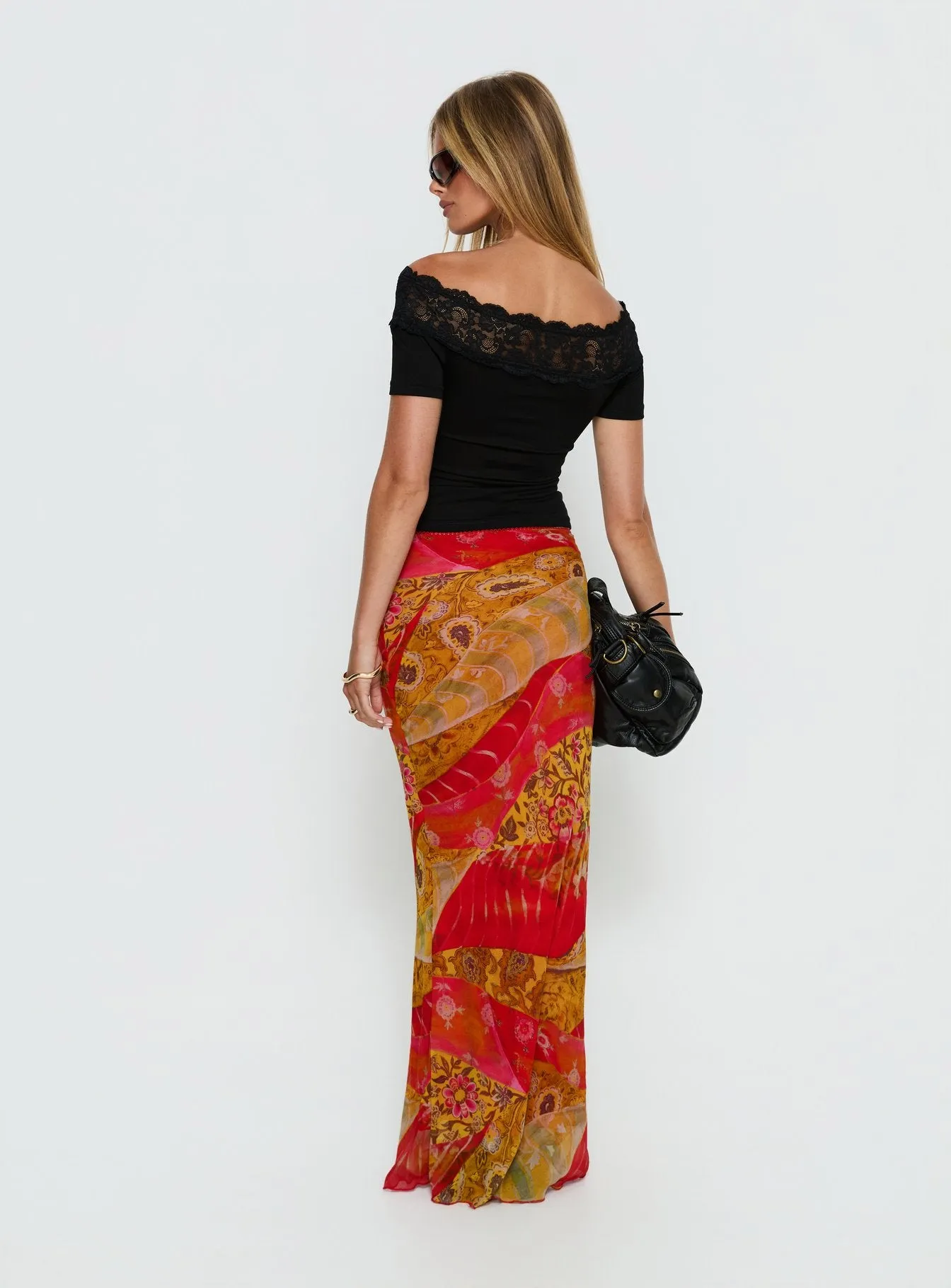 Rowana Maxi Skirt Multi Paisley sold by Princess Polly product image thumbnail 5