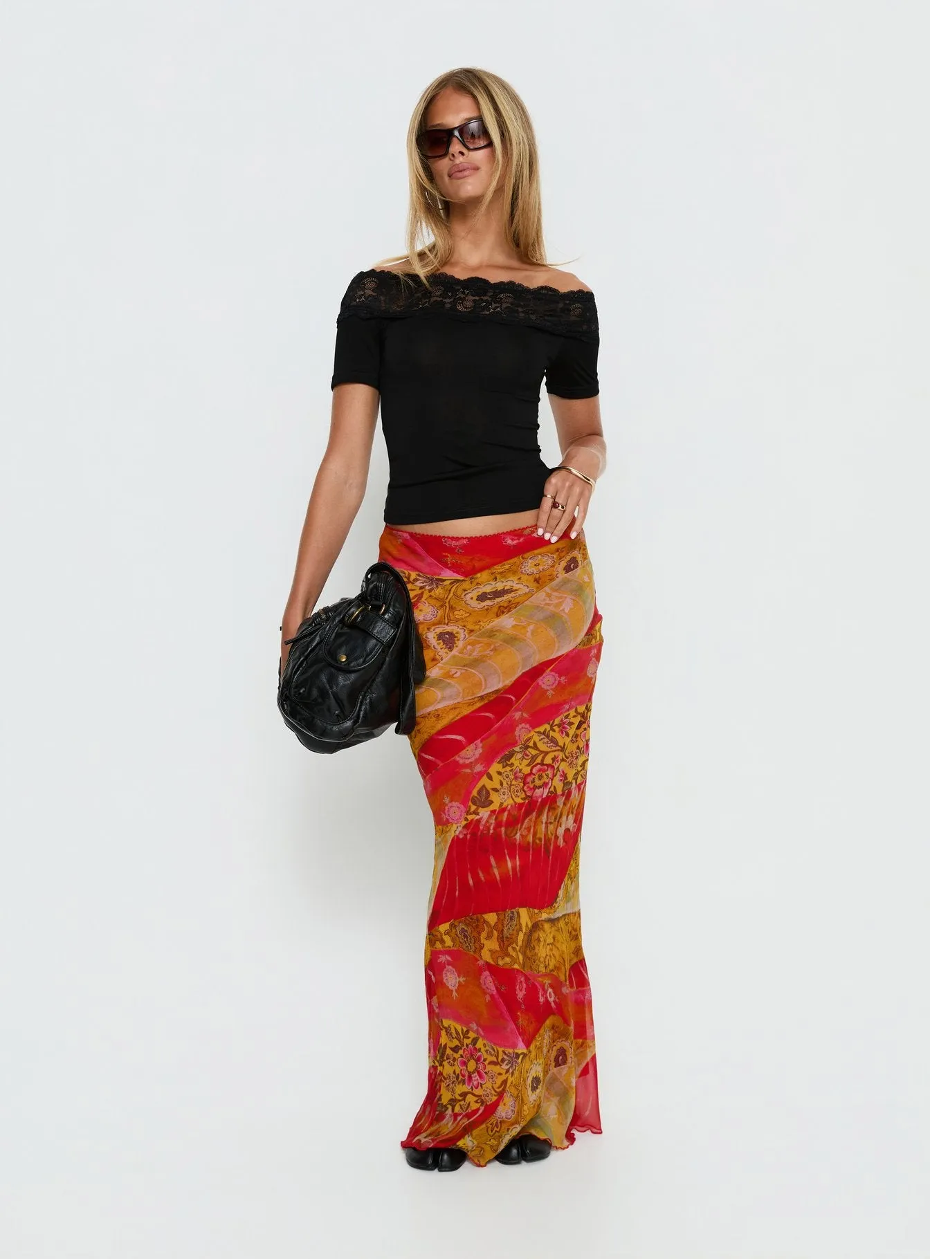 Rowana Maxi Skirt Multi Paisley sold by Princess Polly product image thumbnail 2