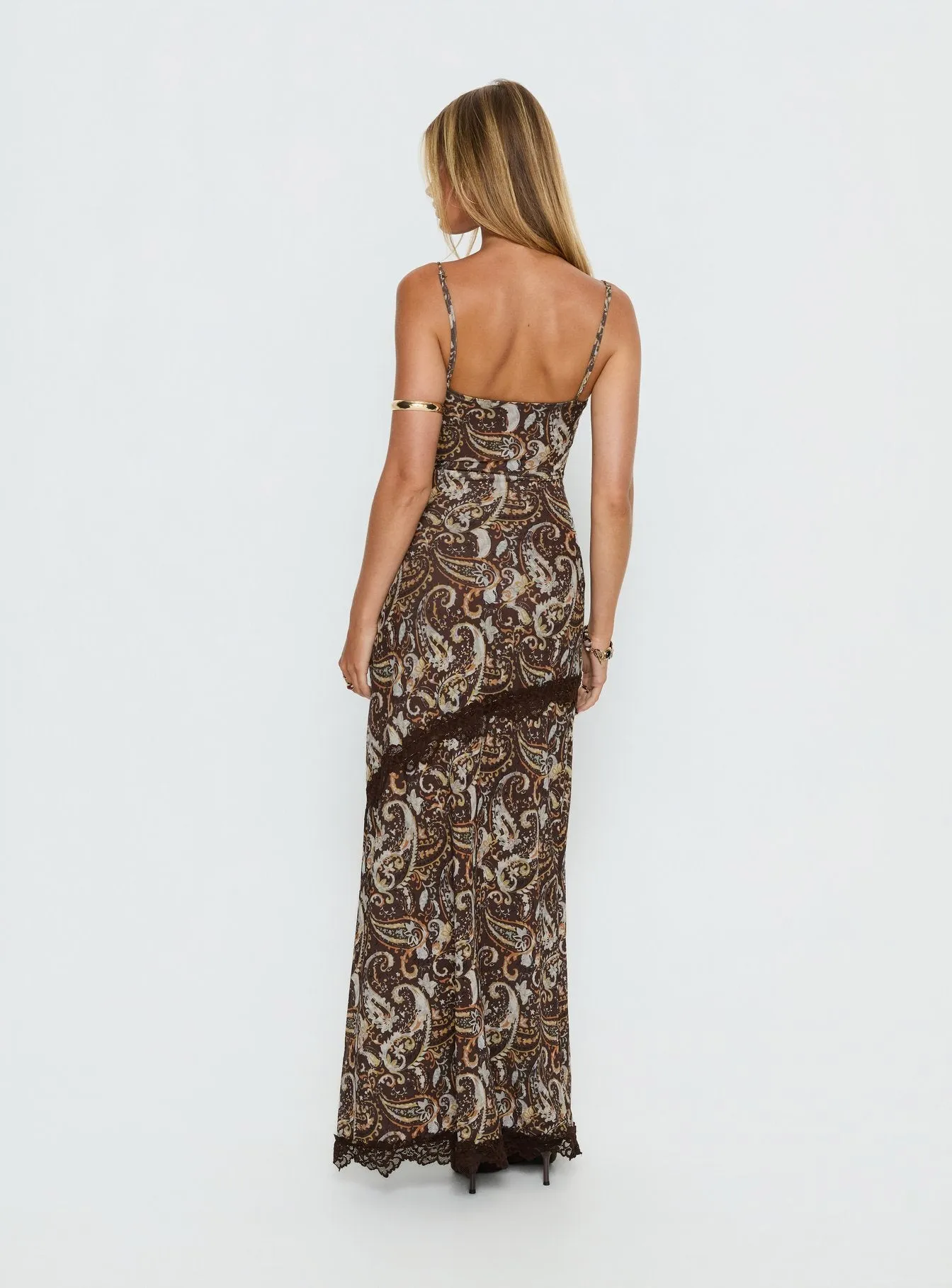 Musico Lace Maxi Dress Paisley sold by Princess Polly product image thumbnail 4