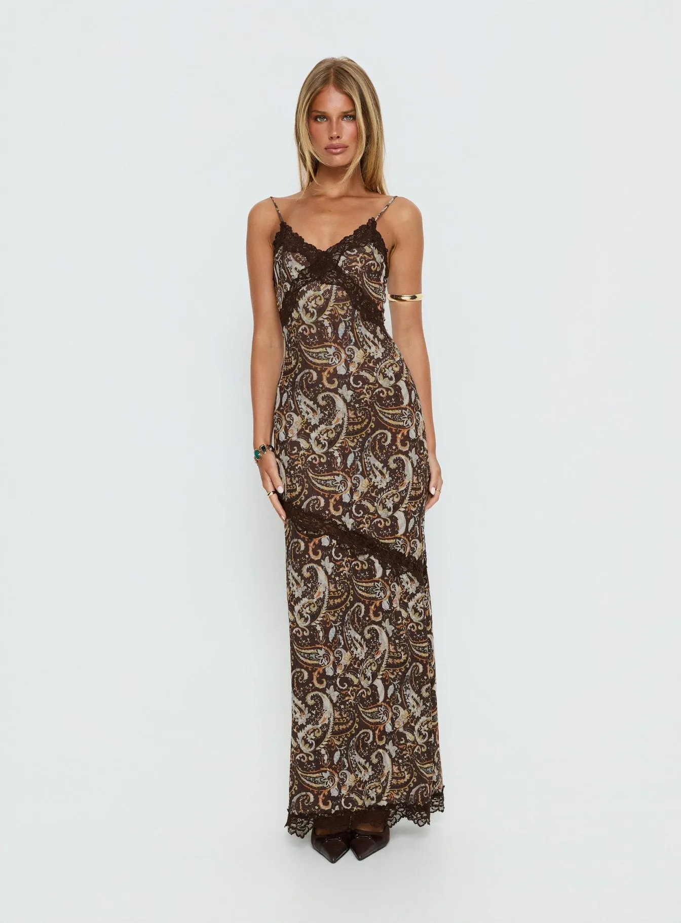 Musico Lace Maxi Dress Paisley sold by Princess Polly product image thumbnail 2