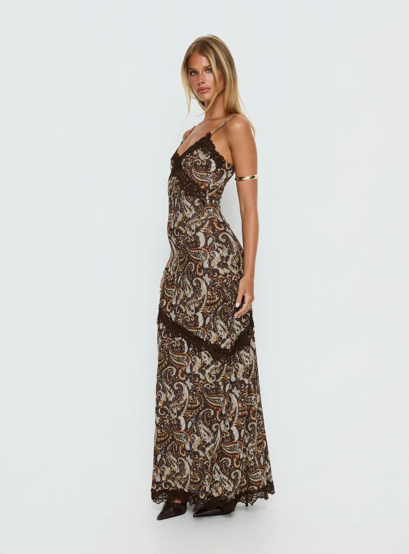 Musico Lace Maxi Dress Paisley sold by Princess Polly product image thumbnail 3