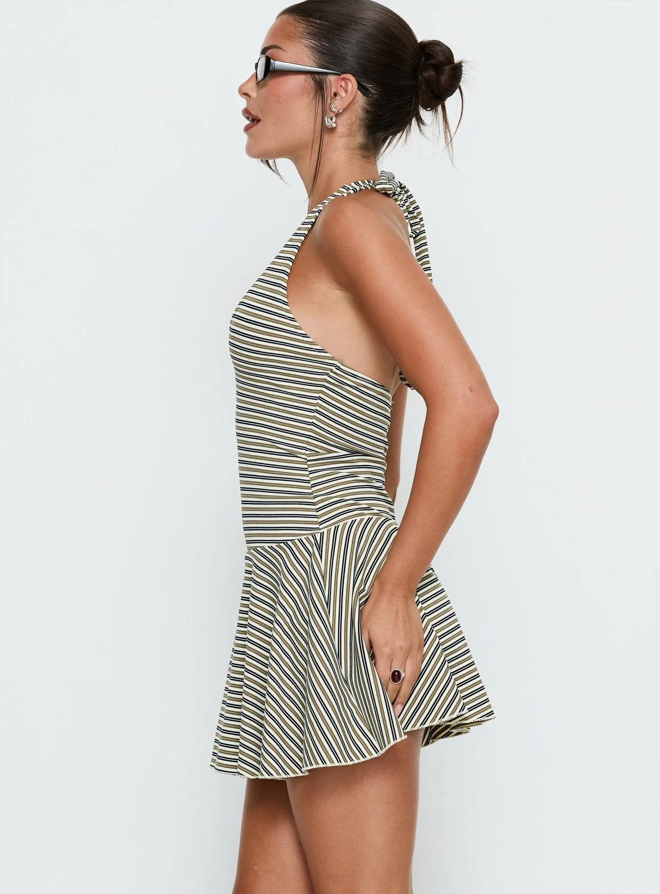 Wild Voltage Halter Playsuit Multi sold by Princess Polly product image thumbnail 4