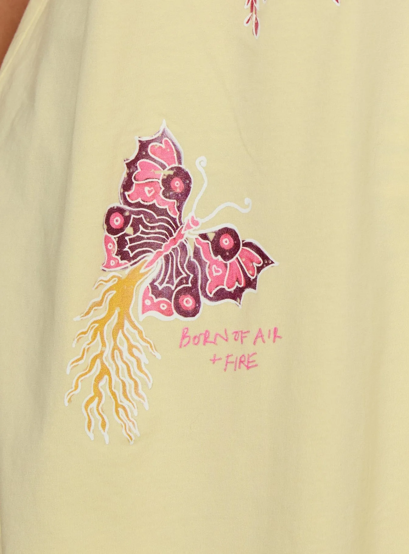 Wild Light Oversized Graphic Tee Yellow / Pink sold by Princess Polly product image thumbnail 5