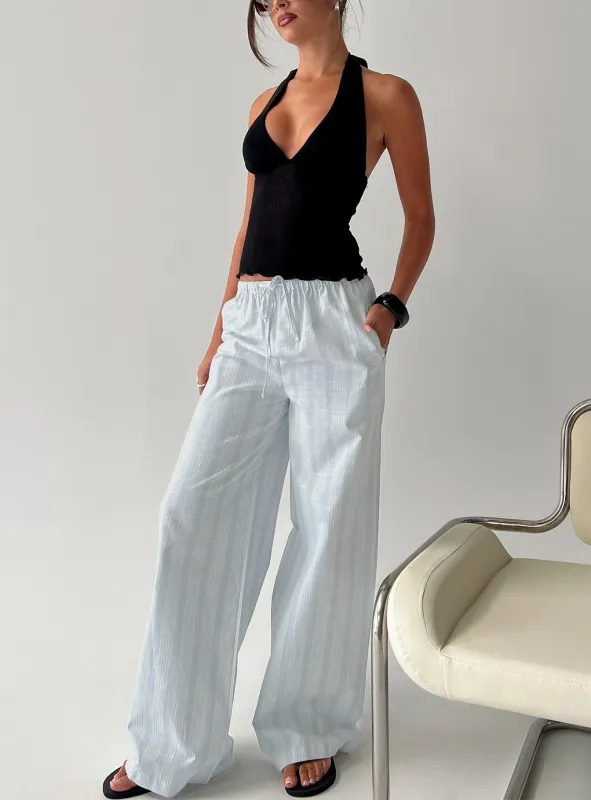 Parklea Pants Blue / White Stripe made by Princess Polly