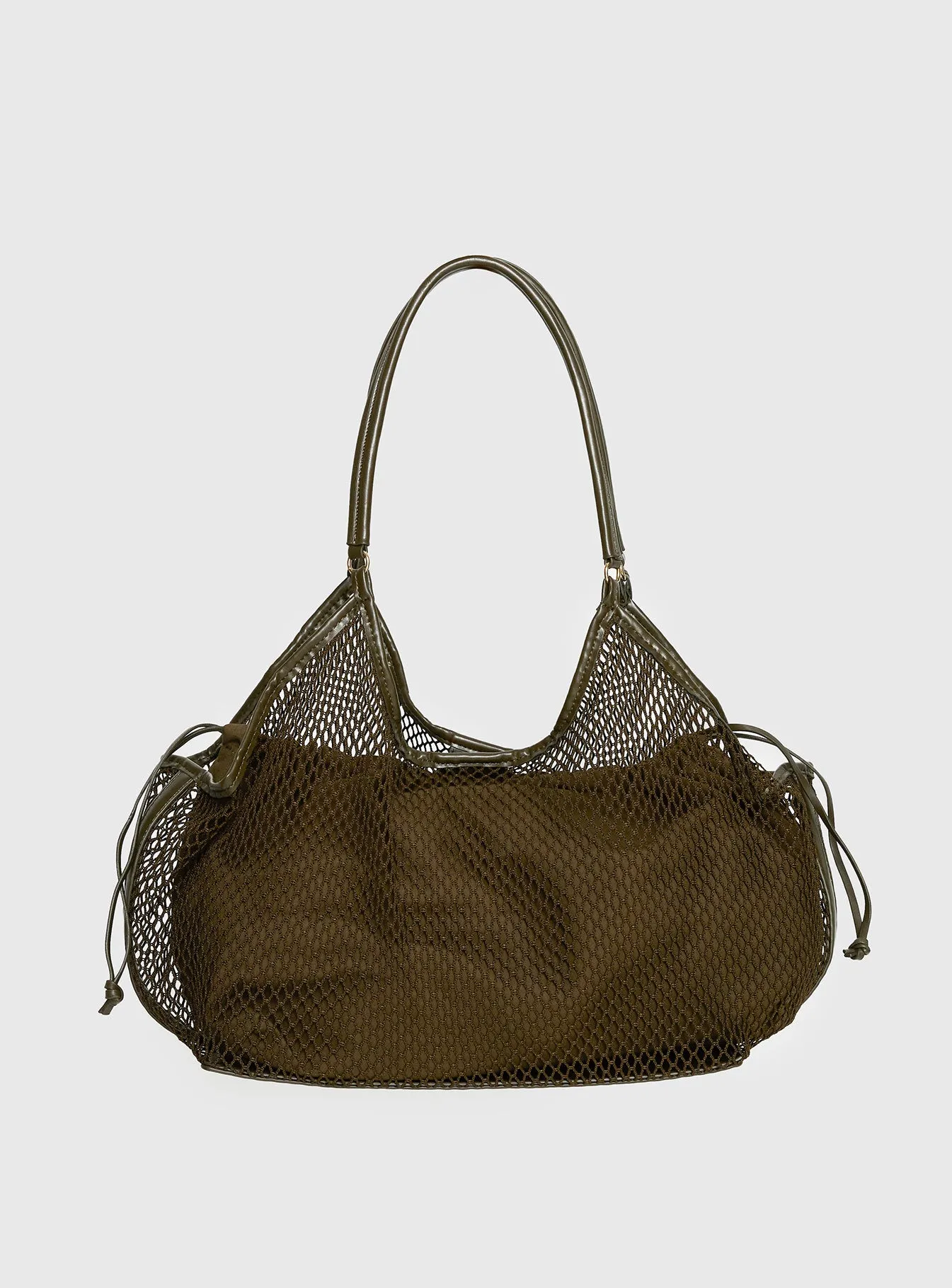 Isolda Mesh Tote Bag Khaki sold by Princess Polly product image thumbnail 2