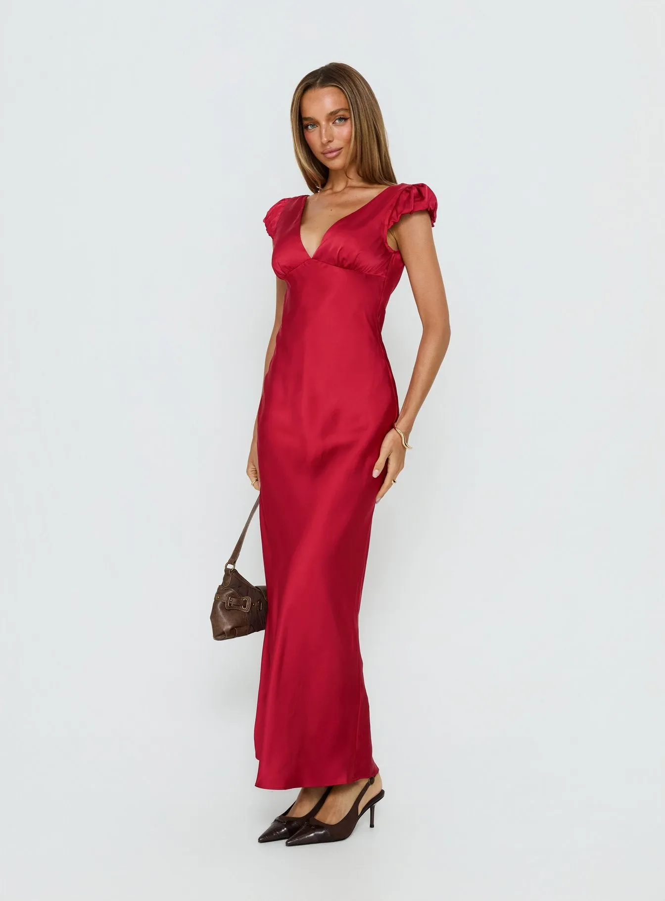 Forest Hill Backless Maxi Dress Red sold by Princess Polly product image thumbnail 3