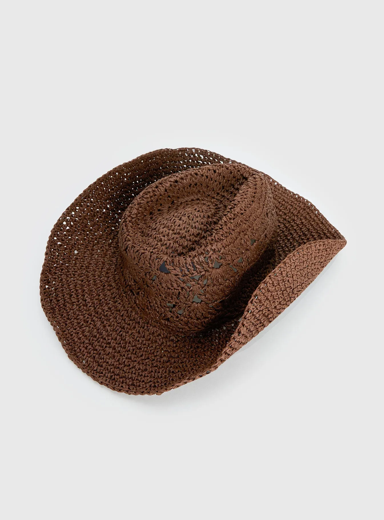 Anistyn Woven Cowboy Hat Tan sold by Princess Polly product image thumbnail 3