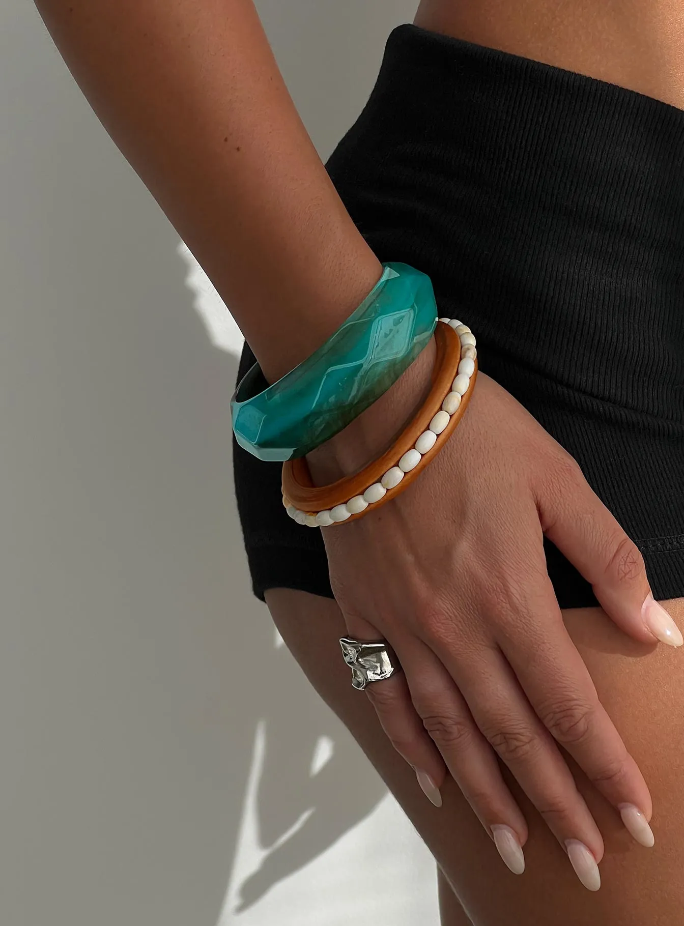 Keep Your Interest Cuff Pack Multi sold by Princess Polly
