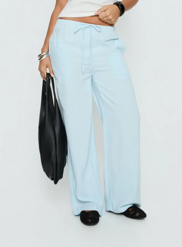 Parklea Pants Icy Blue made by Princess Polly
