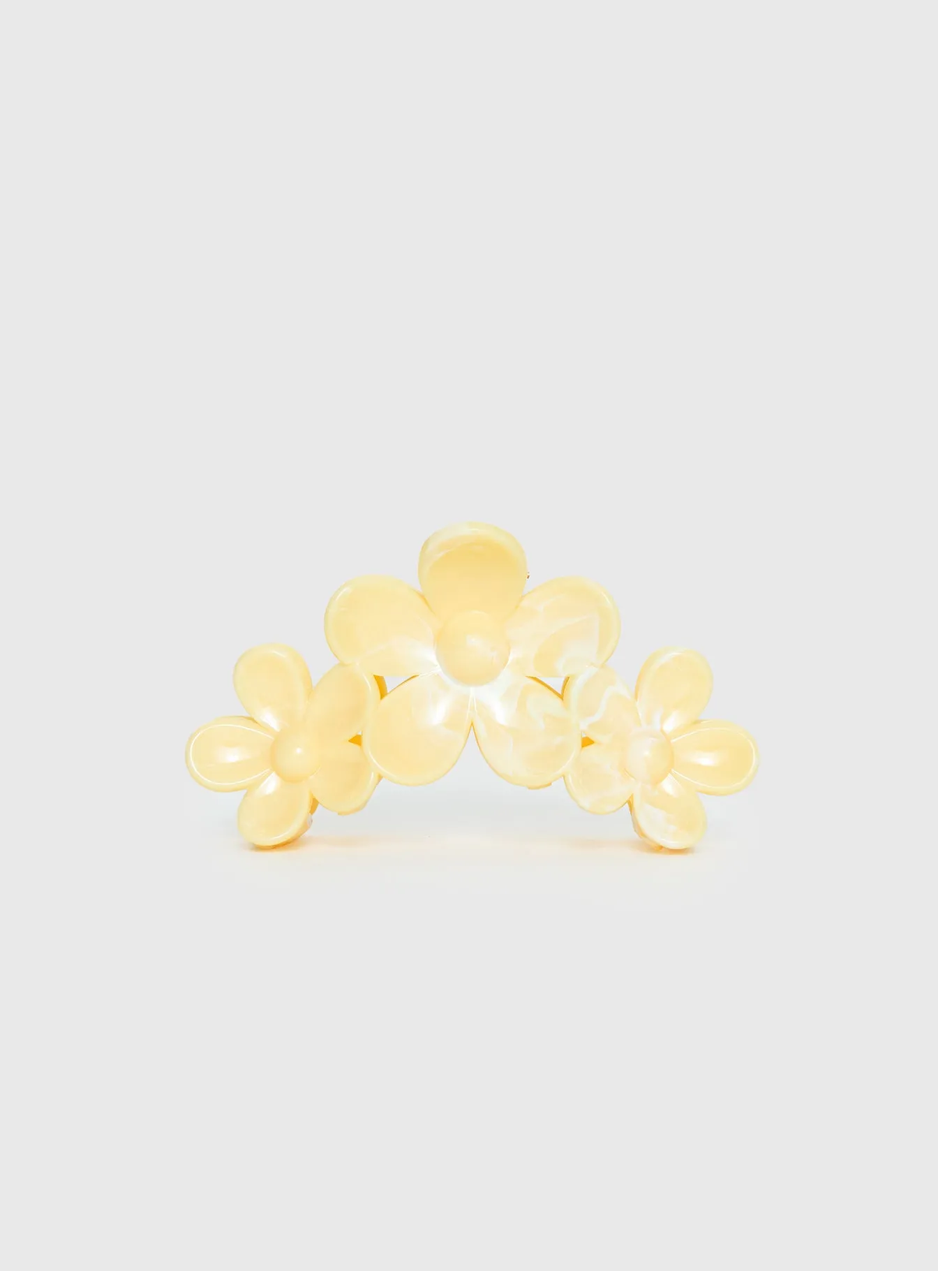 Devinn Floral Claw Clip Yellow sold by Princess Polly product image thumbnail 2
